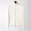 가슴 편지 디자인 다운 재킷 남자 여자 스탠드 칼라 니트 재킷 가을 겨울 남성 니트 자켓 패션 캐주얼 남성 코트 크기 S-XL