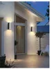 Utomhusväggljus LED Vattentät trappuppgång Modern enkel yttre villa trädgård