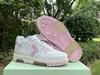 OW White Pink SB DNKS Low Designer Buty sportowe swobodne łyżwy trenerzy na świeżym powietrzu Treakery sportowe Najwyższa jakość szybka dostawa z oryginalnym pudełkiem