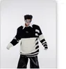 Men's Sweaters G08635 Fashion 2023 Runway Luxury European Design Party Style Clothing