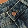 Мужские джинсы 1029, винтажные весенне-осенние модные деловые повседневные удобные свободные джинсовые брюки высокого качества, прямые базовые брюки