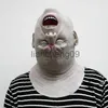 Feestmaskers Halloween Omgekeerde oude man hoofdmasker Horror Zombie Latex Bloedig eng masker Rollenspel Muskus Feestdecoratie Rollenspel rekwisieten x0907