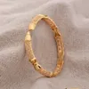 Bolega 6pcs/działka małe motyle afro bransoletki złota kolorowa bransoletka dla kobiet Dubaj Bride Bransoletka afrykańska arabska biżuteria na Bliski Wschód 230906