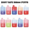 ZOOY VAPE PUFF 800 Plus cigarro eletrônico vapes descartáveis vape pen Pods cartuchos pré-preenchidos vaporizadores de edição limitada vs bang xxl