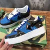 TOP Qualité S Sta Sneaker M1 Designer Casual Chaussures Baskets Basses En Cuir Classique Chaussure De Sport Ape Singe Forme MEDICOM TOY CAMO SK8 Taille 35-45