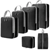 Sacs Duffel 6x Cubes d'emballage portables Bagages en polyester pour les voyages d'affaires de randonnée