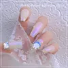 Décorations Nail Art miroir coloré fond plat K9 perceuse cristal mode géométrique strass bijoux accessoires vente en gros