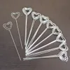 Business Card Files Lot 50pcs DIY Craft Wire Po Clips Clay Cake Accessories Memo Holders Place Clamp Black Gold Shiny Chrome Steel Rod 230907