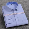 メンズカジュアルシャツ長袖ストライプシャツ格子縞の綿スリムサイズのロパ服
