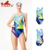 One-Piece Suits Yingfa Swimsuit Women's Slim And Sexy 2021 Swimwear Professional Competitive Siamese Triangle227d