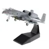 Aircraft Modle 1 100 A-10 Attack Plane Fighter Attack Plane Display Model - Metal Mini Military Aircraft with Stand 230906