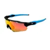 Occhiali sportivi da esterno Occhiali da sole da ciclismo UV400 occhiali con lenti polarizzate Occhiali da bici MTB uomo donna EV equitazione sole lenti multiple con custodia P22K