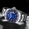 Relojes de pulsera Guanqin Relojes mecánicos para hombre 2023 Top Reloj automático de lujo para hombres Acero inoxidable Impermeable Deporte NH35 Reloj Reloj