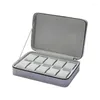 Horlogedozen Box Organizer 6/10/12 Slots Display Opbergdoos Lederen Sieraden Grotere capaciteit