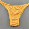 Mutande Vita stretta Slip senza cuciture in seta di ghiaccio Uomo Biancheria intima sexy trasparente Mutandine bikini basse Lingerie per adulti