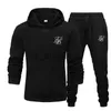 Survêtements pour hommes 2023 Nouveaux sweats à capuche pour hommes Ensemble imprimé Sweat à capuche pour hommes et femmes Ensemble de sport de loisirs All Match Leisure X0907