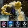 Party Masks Inductive LED Luminous Face mask App Control Pattern Changeable Lighting Facemask Festival Party Costume Props Christmas Decor 230906