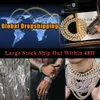 Passera diamanttestare en rad 925 Sterling Silver VVS Moissanite Diamond Cuban Link Chain Halsband Abbkf