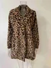 Futra dla kobiet sztuczne futro imitacja futra kieszonkowa luźna futra moda i temperament 2023 Autumn/Winter Leopard Print x0907