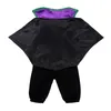 Besondere Anlässe Lila Schwarzes Fledermaus-Kostüm für Babys, Kleinkinder, Jungen, Mädchen, Strampler, Overall mit Umhang, 6 Monate, 12 Monate, 24 Monate, Halloween, Purim, Kostüm 230906