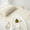 Trapunte Trapunte per bambini Orso cartone animato Tulipano oliva Tappetino per bambini nato Tappetino per gattonare Coperta lavabile pieghevole Tappetino con fodera 230906