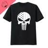 Męskie koszulki Western Cowboy Skull Cotton T-Shirt Men Ubranie Hipster Oryginalne ubrania Y2K Casual Camiseta Hombre Tshirt Camisa