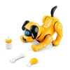 ElectricRC Animals R19 RC Dog Robot Toy Programmable Smart Pilot Control Zestaw robotyczny z oczami LED Walking Singing Dancing for Kids 230906