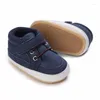 First Walkers 0-18M Born Infant Baby Boy Girl Shoes Rubber Base Anti Slip Casual Pu Leather Non-Slip Toddler