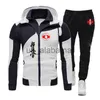 Trainingspakken voor heren Kyokushin Karate 2023 Nieuwe patchwork-hoodies voor heren, trainingspak, katoen, lange mouwen, capuchon, ritssluiting, joggingbroek, tweedelig fitnesspak x0907