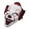 Party Masks Horror Clown Mask PVC Cosplay Party Props Halloween Masks Masquerad Stage visar Rave Festival Party Clubwear Clown Cosplay Mask X0907