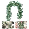 Decoratieve bloemen Faux Greenery Wedding Achtergrond Realistische kunstmatige wijnrankslingers voor Home Decor