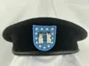 Berets US Army Infantry Regiment Black Wool Beret Officer's Captain Rank Military Hat Cap Alla storlekar