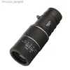 Teleskopy 16 x 52 Wysokie nad monokularnym lornetką teleskopu 66 / 8000m plastikowe lornetki na świeżym powietrzu Sport Telescope HD Night Vision Telescope Q230907