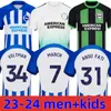 23 24 Koszulki piłkarskie Ligi Europa Webster Trossard March Alzate Mitoma 2023 2024 Caicedo Allister Ansu Fati 31 Pedro 9 Dahoud Home Away Football Shirt