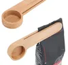Wood Coffee Scoops Coffeeware Kitchen Dining Bar Home Garden Design Scoop With Bag Clip Tablespoon Solid Beech Wooden Measuring Tea Bean