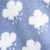 DeepTown Preppy Style Cloud Blue Swater Kamizelki Kobiety Słodki kawaii harajuku ponadgabarytowy dzianiny