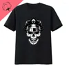 Camiseta masculina crânio coroa rua wear legal estética unisex pesado algodão camisetas roupas masculinas topo y2k harajuku manga curta camiseta