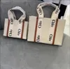 Дизайнерская сумка Женская сумка WOODY Tote Сумка для покупок Сумка из нейлона Hobo Модная льняная большая пляжная сумка Роскошная дизайнерская дорожная сумка через плечо Кошелек Letter BagA