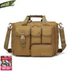 Backpack Outdoor Men Tactical Messenger Bag Sling Shoulder Laptop Bag Waterproof Portable Army Oulder Bag Military Tactic Briefcase 230907