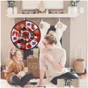 Christmas Decorations Balls Dart Board Game Set Xmas Kids 4 Sticky Safe Lovely Family Sets Ornaments Drop Delivery Home Garden Festive Dhkox