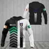 Mäns hoodies Anpassa Irland Emblem Sportkläder unisex Loose Fashion Sweatshirts Män och kvinnor Casual Clothing Overdimensionerade streetwear