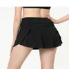 Womens High Waisted Quick Dry Pleated Tennis Skirts Athletic Workout Running Sports Golf Skorts with Pockets2034