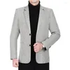 Costumes pour hommes Blazer de haute qualité Style britannique haut de gamme Simple Business Casual Élégant Mode Entretien d'embauche Gentleman Slim Suit Jacket