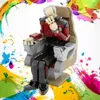 Модель самолета MOC Star Picard Captain Building Block Сборка Кирпичи Фильм Фигурки Модель игрушки для детей Подарок на день рождения 230907