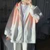 Bluzy męskie 2023 Loose Korean Gardigan Swatershirt Autumn Winter Fried Street Hooded Guit Płaszcz Fashion Hoodie Kobiety