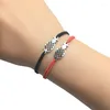 Charm Armbänder 10 teile/los Wunschkarte Armband Ananas Edelstahl Verstellbare Kordel Für Männer Frauen