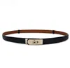 Ceinture homme luxury leather belt for women designer casual mens ceinture gold plated metal buckle letters simple unisex fashion vintage designer belts