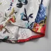 #1 Herrenmode-Hemden mit Blumen-Tiger-Print, lässige Button-Down-Kurzarm-Hawaii-Hemdanzüge, Sommer-Strand-Designerhemden 035