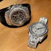 Montre de luxe pour hommes moissanite Mosang pierre diamant montre mouvement montre pour hommes TOP montre de luxe montre-bracelet mécanique automatiqueD6Z6I6SNUOKV