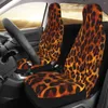 Assento de carro cobre 3D impressão leopardo universal para carros caminhões suv ou van cheetah balde assentos protetor feminino